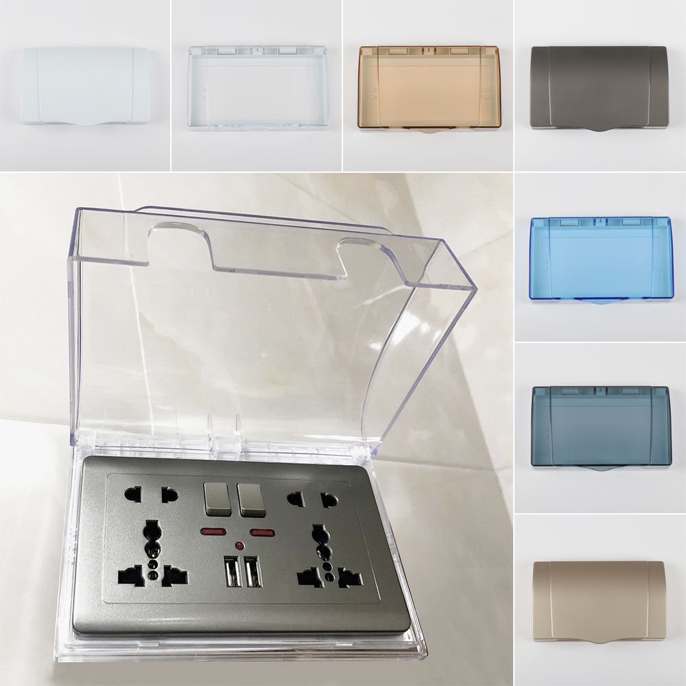 Outdoor Power Socket Cover - 이중 소켓 보호대 전기 플러그 커버,