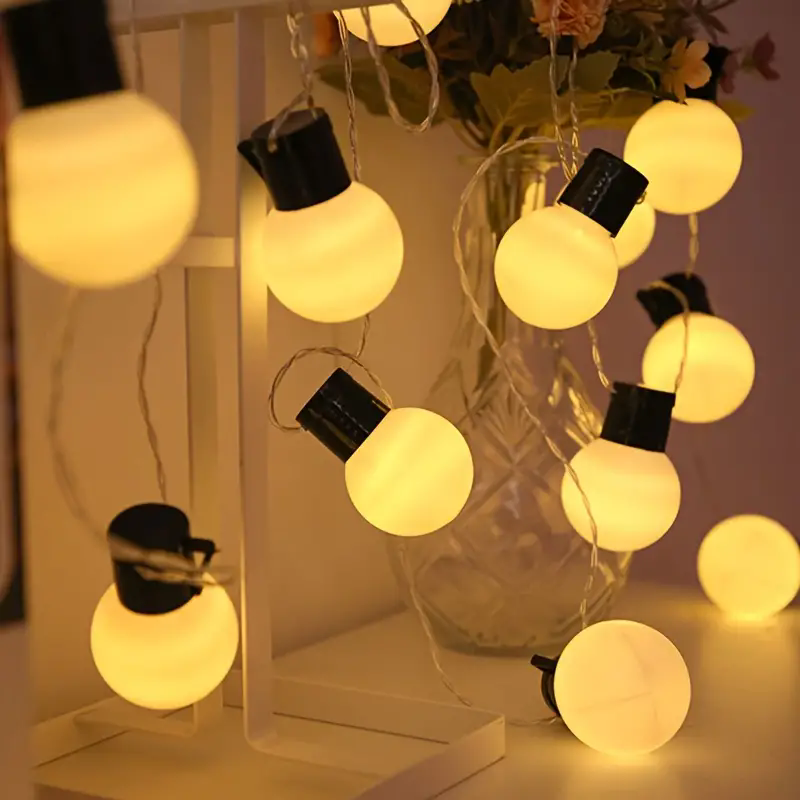 휴일 공 스트링 조명 실내 LED 크리스마스 정원 장식 - Outdoor Power For Wedding 리뷰 및 가격