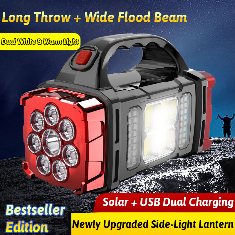 듀얼 컬러 + 듀얼 광원 태양열 충전식 16 LED 조 - Outdoor Power Source 리뷰 및 가격
