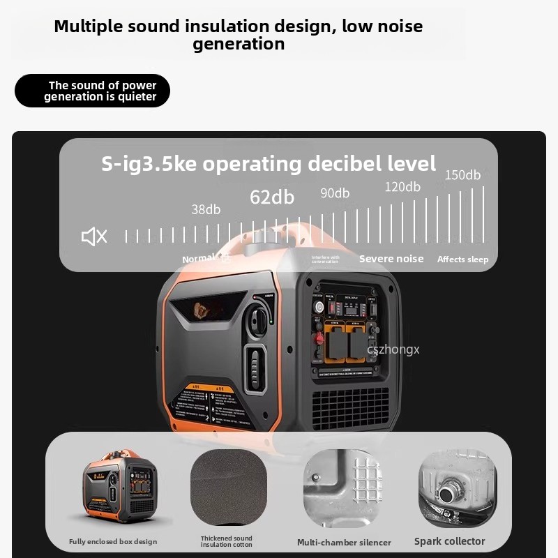 발전기 소형 가정용 무소음 주파수 변환 220V 야외  - Outdoor Power Source 리뷰 및 가격