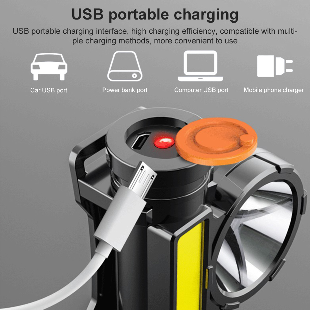 LED USB 충전식 COB 헤드램프 1200mA 강력 - Outdoor Power Source 리뷰 및 가격