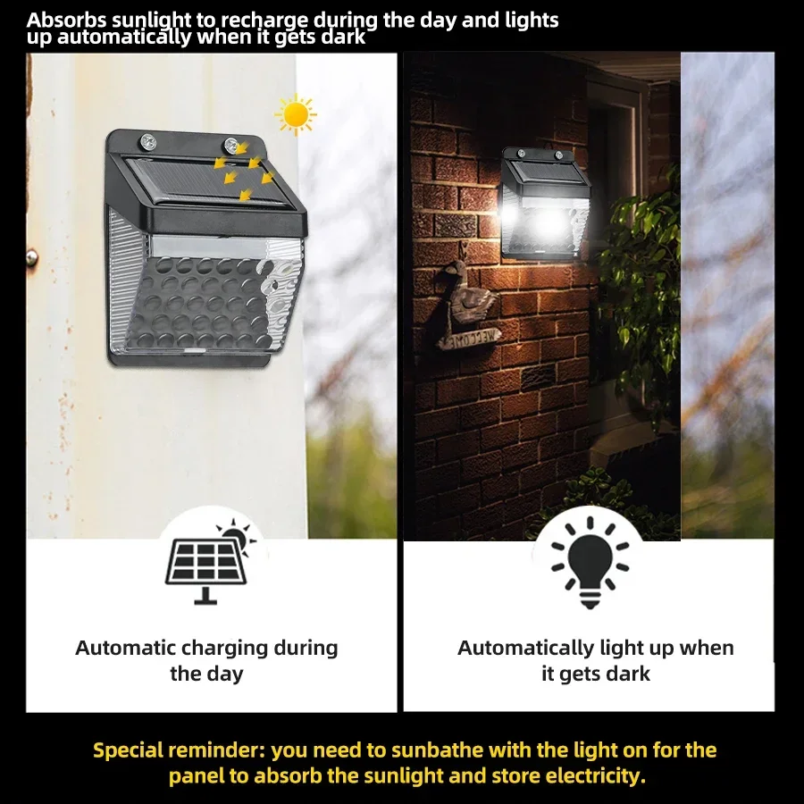 LED 태양광 조명 PIR 모션 센서 벽등 야외 태양광 - Outdoor Power Supply 리뷰 및 가격