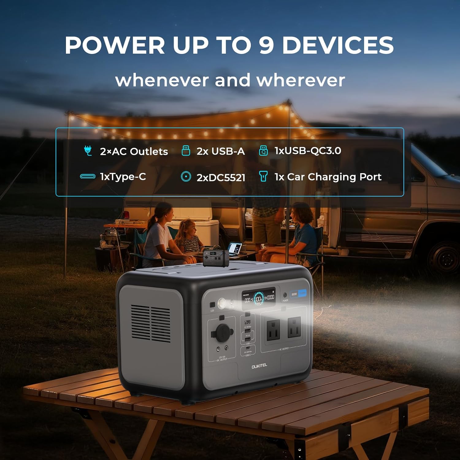 OUKITEL P800E 휴대용 파워스테이션 800W  - Outdoor Power Source 리뷰 및 가격
