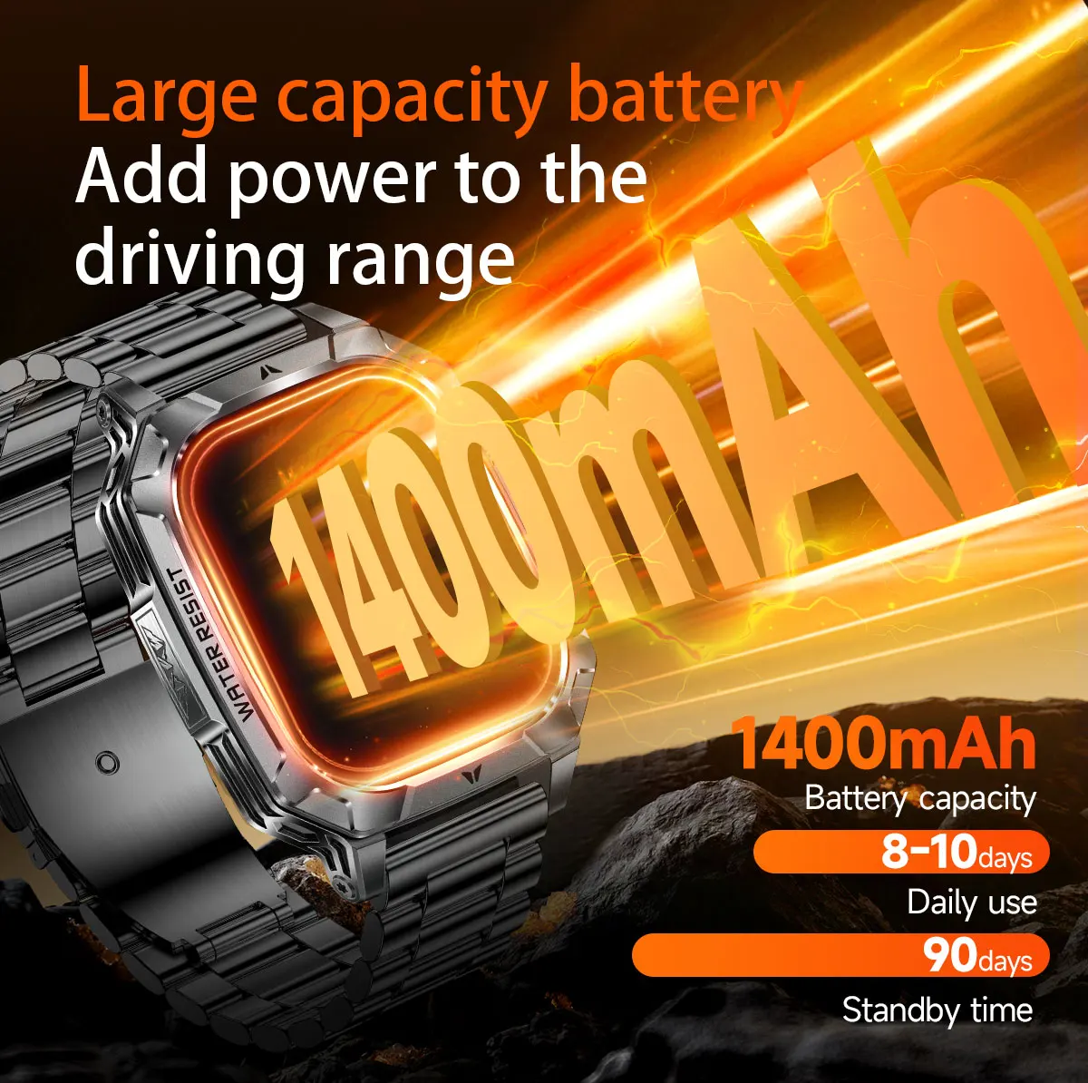 2026년 신형 내장 1400mAh 초대형 배터리 남성 - Outdoor Power Monitor 리뷰 및 가격