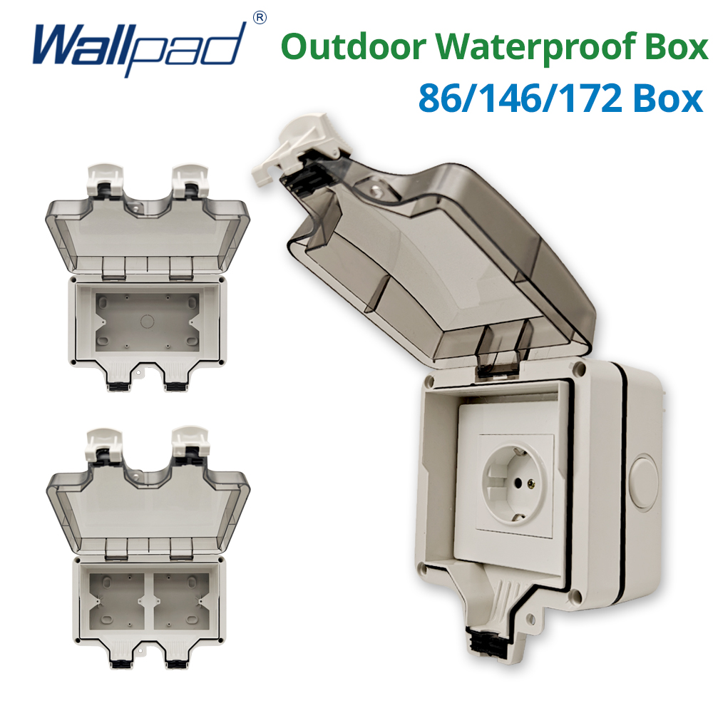 Wallpad IP66 방진 방수 야외 상자 벽 스위치 - Outdoor Power Outlet 리뷰 및 가격