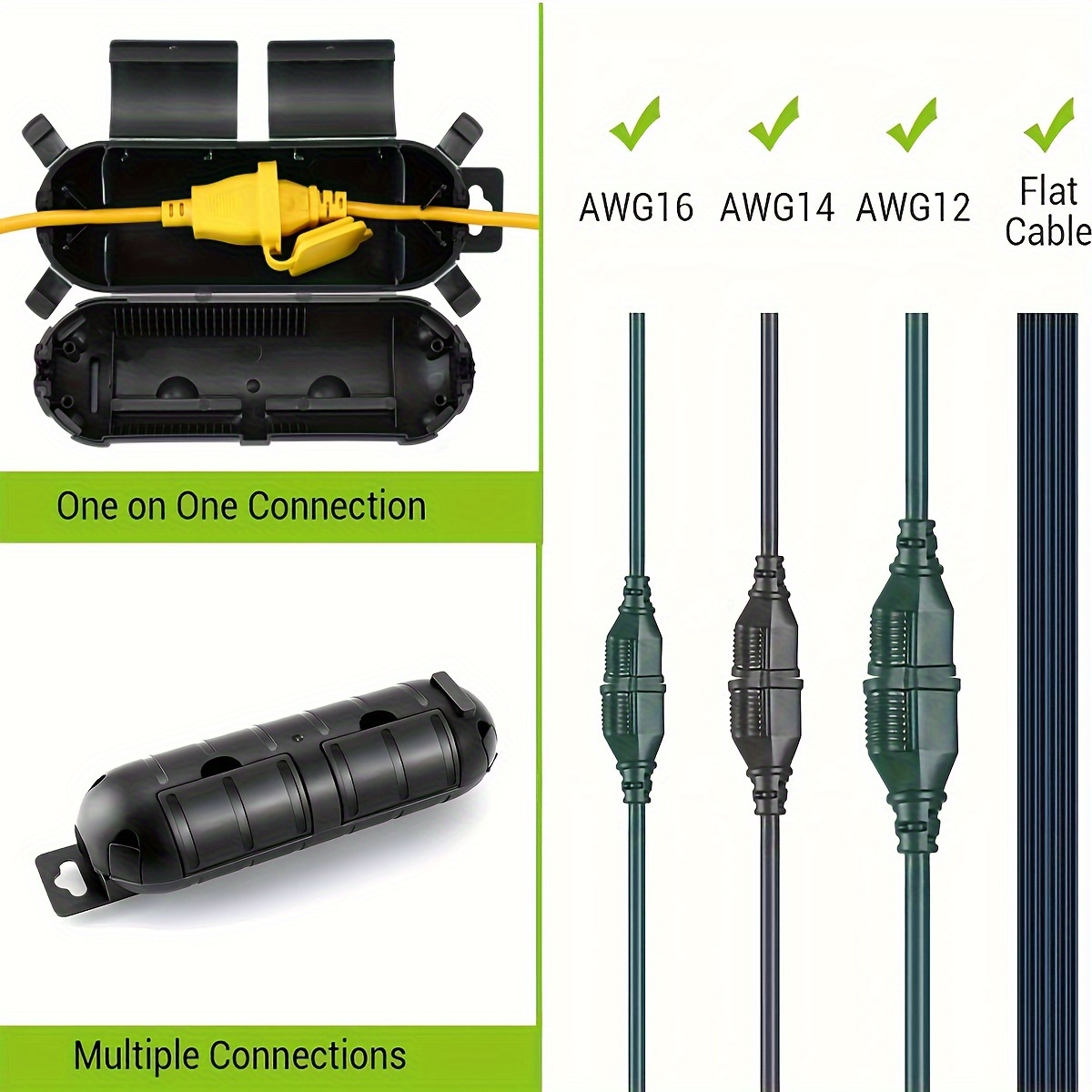 연장 코드 플러그 연결 보호 안전 커버, 방수 실내 실 - Outdoor Power Socket Cover 리뷰 및 가격
