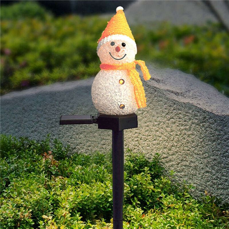 A01F-3X 스노우맨 태양광 조명 크리스마스 태양광  - Outdoor Solar Power Xmas Lights 리뷰 및 가격