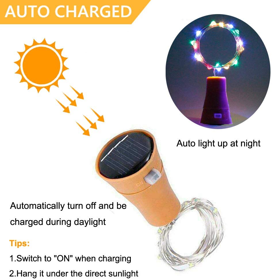 태양열 술병 Led 꼬치 선자등 갈랜드 결혼식 2m 2 - Outdoor Power For Wedding 리뷰 및 가격