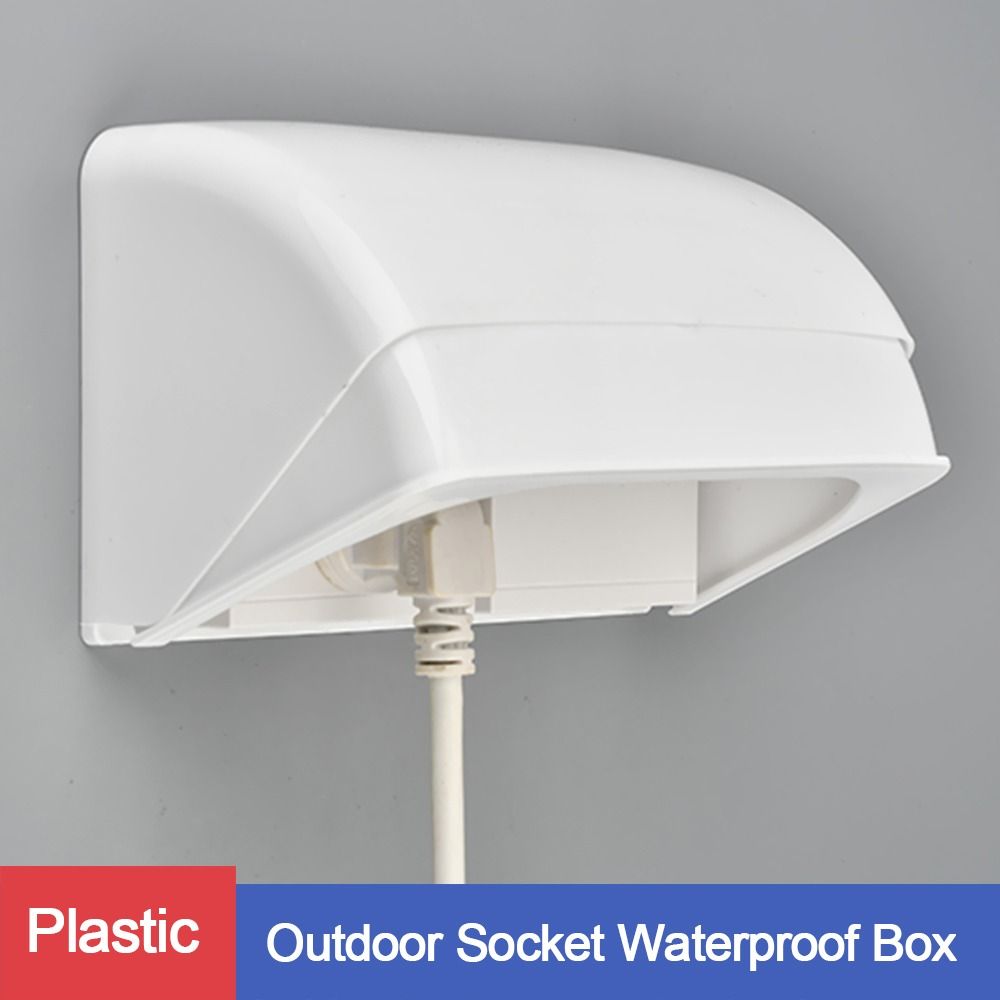 1Pcs 야외 소켓 방수 상자 전기 플러그 커버 충전  - Outdoor Power Outlet 리뷰 및 가격
