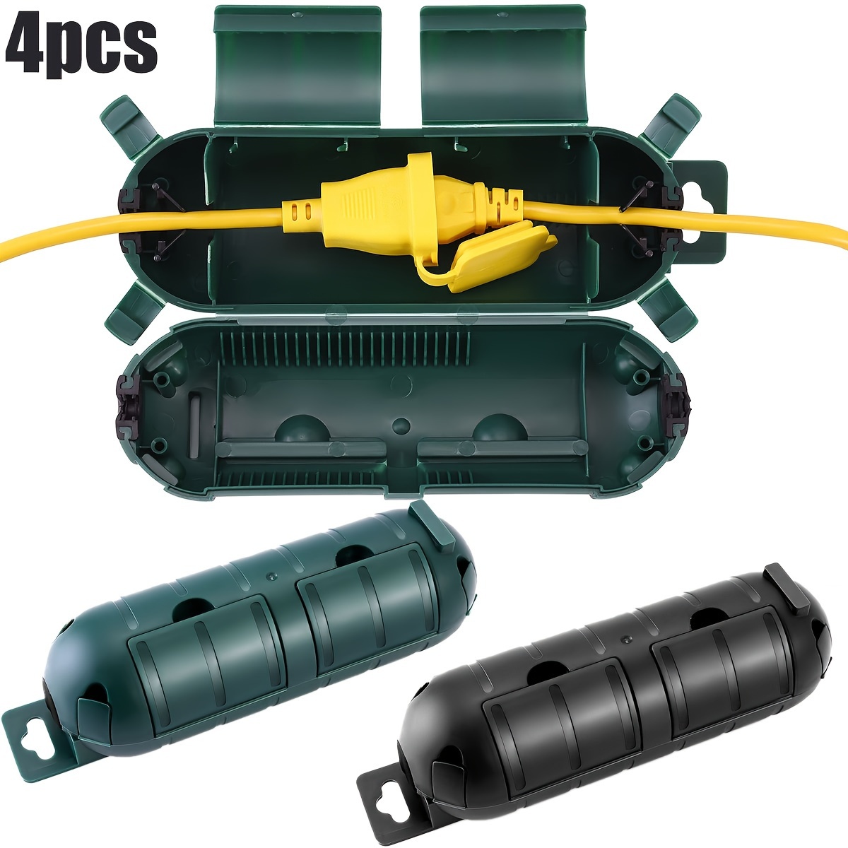 4pcs 야외 연장 코드 안전 커버 씰, 야외 콘센트  - Outdoor Power Socket Cover 리뷰 및 가격