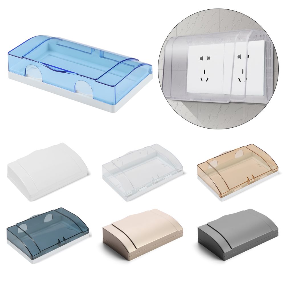 이중 소켓 보호대 전기 플러그 커버, 어린이 안전 상자 - Outdoor Power Socket Cover 리뷰 및 가격