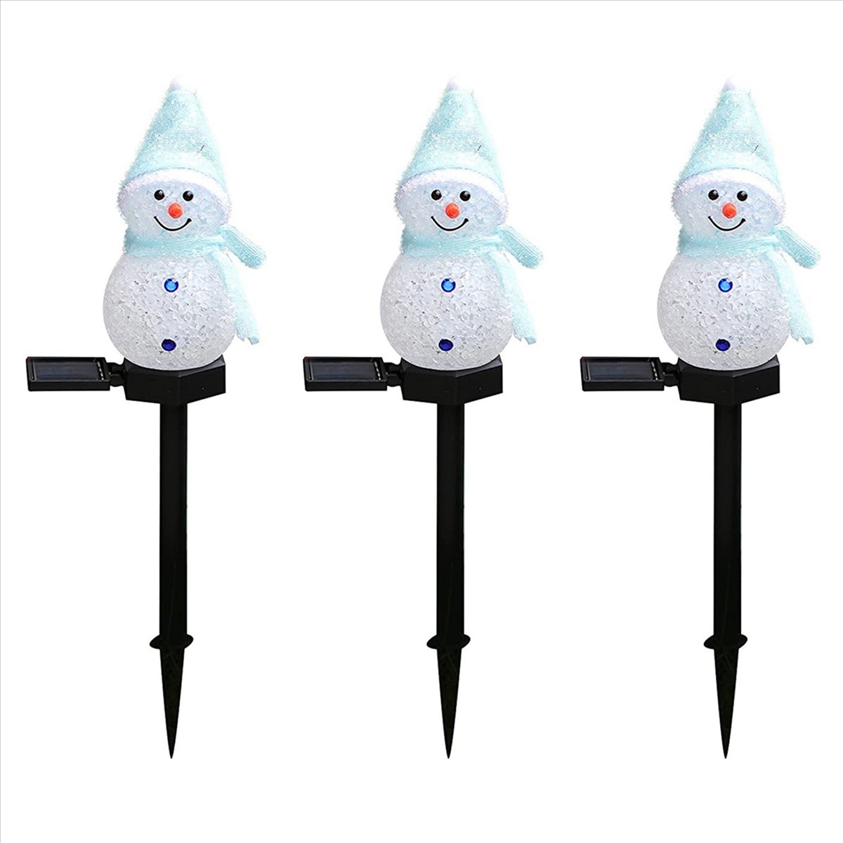 ABGG-3X 눈사람 모양의 태양광 조명, 크리스마스용 - Outdoor Solar Power Xmas Lights 리뷰 및 가격